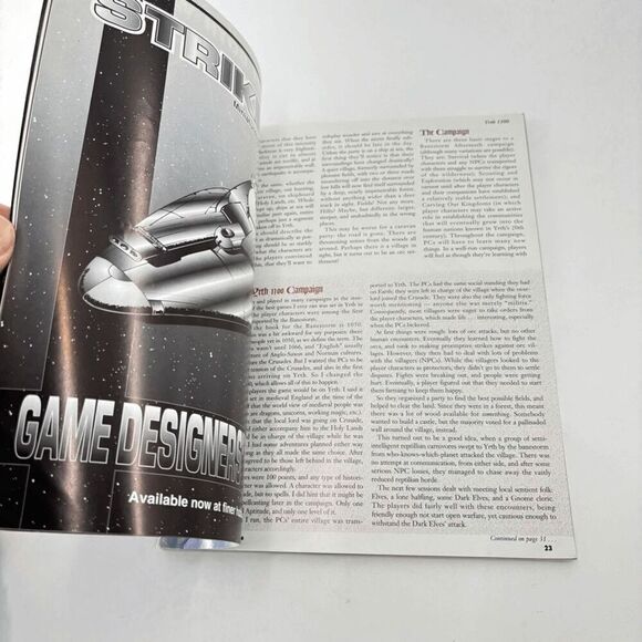 Pyramid Magazine Number 13 1995 GURPS & More Steve Jackson Games Ice Age Preview - Picture 11 of 11